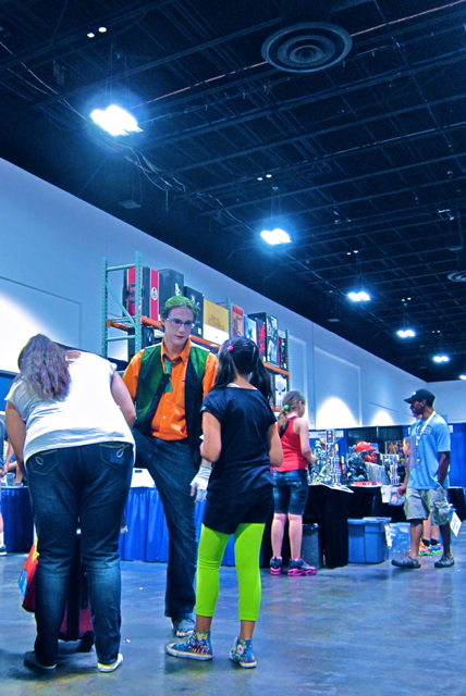 Florida Tampa Bay Comic Con - the Joker and family
